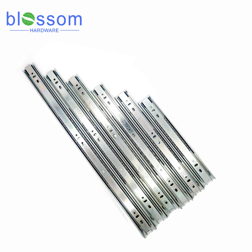 40mm Tool Metal Box Drawer Slide for Hardware Furniture Fittings