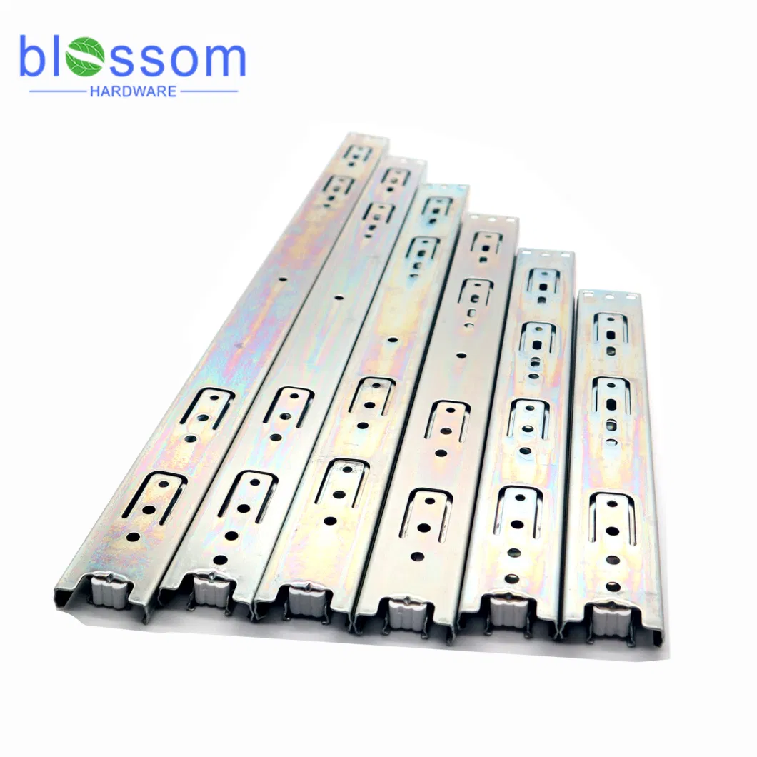 40mm Tool Metal Box Drawer Slide for Hardware Furniture Fittings