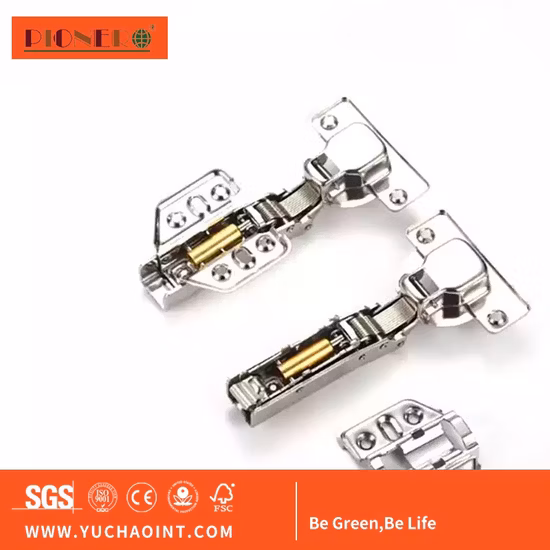 Charnière à bras court de cadre de porte personnalisée, quincaillerie de meubles, deux